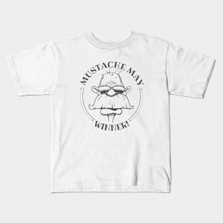 Mustache May Winner Kids T-Shirt